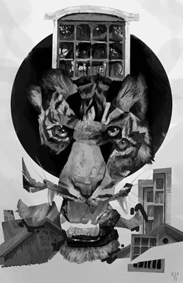 Obra literaria ilustrada: Bestiario del autor Julio Córtazar